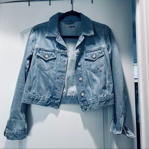 Topshop Summer Moto Classic Denim Jacket